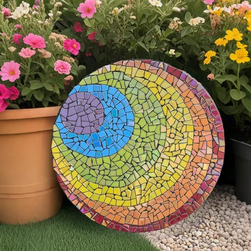 Miniatura 4 de Youway Style Azulejos de Mosaico de Vidrio Iridiscente para Manualidades a Granel, 200g Piezas de Vidrio de Mosaico Roto para Manualidades