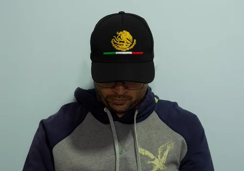 Miniatura 4 de Sombreros de México para hombre Hecho en Mexico Eagle Gorras De Mexico Gorra bordada