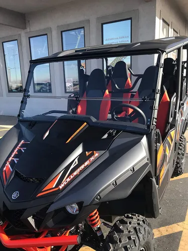 Miniatura 8 de Wolverine - Parabrisas plegable completo X4 / X2 de Clearly Tough Para modelos 2018-2020 Resistente a los arañazos Policarbonato de alta