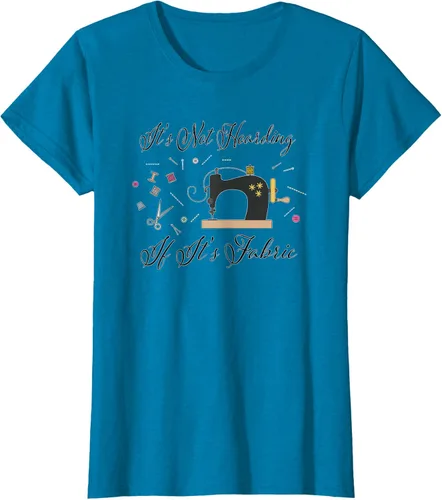 Miniatura 93 de It's Not Hoarding If Its - Camiseta de costura para acolchado, Blanco, S