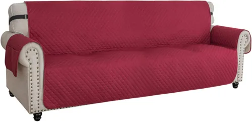 Miniatura 47 de XINEAGE Funda para Loveseat Reclinable Resistente al Agua, Fundas para Loveseat Reclinable de 2 Asientos con Bolsillos, Funda Protectora para Café