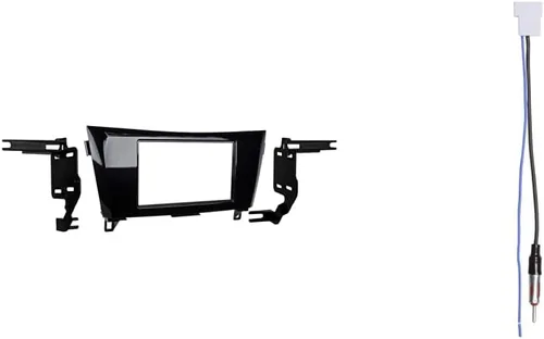 Miniatura 5 de Metra 95-7622HG Kit de tablero de instalación doble DIN para 2014- Nissan Rogue (negro)