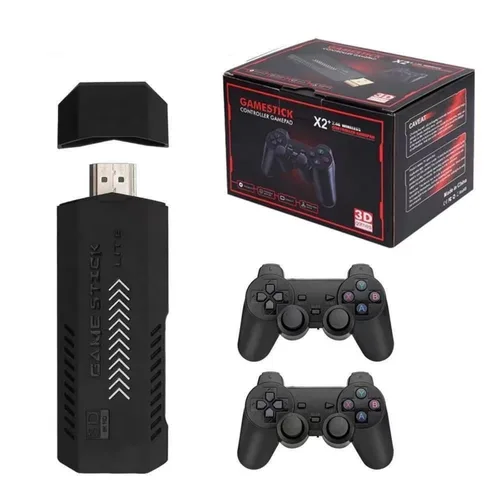 X2 Plus 4K HD Consola de juegos retro inalámbrica, consola de juegos retro, videojuegos caseros, salida HDMI, 40000+juegos integrados (128GB)