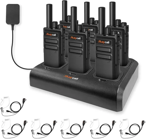 Miniatura 18 de Walkie Talkies MC-180 - Paquete de 2 unidades para adultos de largo alcance recargable de 2550 mAh, radios portátiles FRS bidireccionales, radios