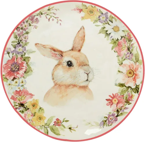Miniatura 2 de Certified International Easter Garden - Plato de postre/ensalada de 8.5 pulgadas, juego de 4 diseños surtidos, multicolor