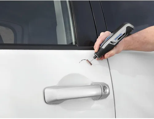 Miniatura 8 de Dremel Lite 7760 N/10 - Herramienta rotatoria inalámbrica de iones de litio de 4V, kit multipropósito de velocidad variable, carga USB, cambios