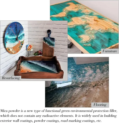 Miniatura 4 de SEISSO - 150g de polvo de mica - 15 colores de pigmento de resina epoxi - Polvo de pigmento brillante para sustancia pegajosa, pintura, fabricación