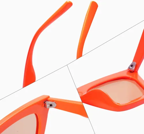 Miniatura 4 de VANLINKER Pequeños lentes de sol de ojo de gato para mujer estilo retro diminuto cuadrado sombra VL9555