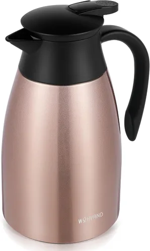 Miniatura 19 de Jarra de café de 34 onzas aisladas, jarras de café de acero inoxidable para mantener el calor, jarras térmicas a prueba de polvo para fiestas