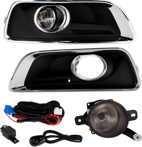Miniatura 30 de Luces antiniebla LED y DRL para compatibles con Dodge Dakota 1997 1998 1999 2000/Dodge Durango 1998-2000, un par de luces antiniebla delanteras