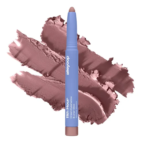 ALLEYOOP Sombra de ojos en barra impermeable 11th Hour - Sombra de ojos en lápiz y delineador de ojos de larga duración, barra de crema a polvo e