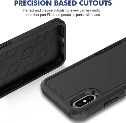 Miniatura 112 de Jeylly Funda para iPhone SE/Funda para iPhone 5S, Exterior de Plástico Duro que Absorbe Golpes + Interior de Silicona de Goma Defensor contra