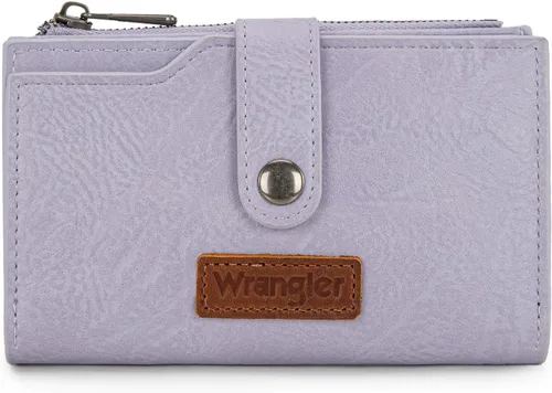 Miniatura 19 de Wrangler - Billetera para mujer con tarjetero plegable, cierre y ventana para identificación