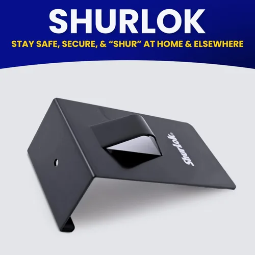 Miniatura 8 de ShurLok SL-180 Caja de seguridad sobre puerta soporta, color negro