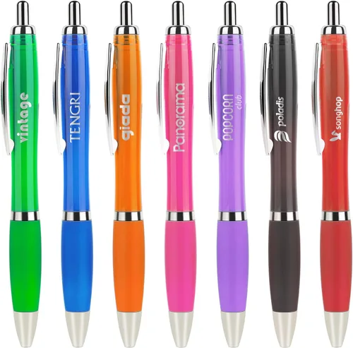 Miniatura 10 de 100 bolígrafos personalizados a granel personalizados con tu nombre, texto, mensaje para negocios, graduación, aniversarios