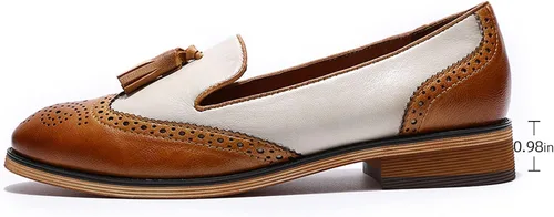 Miniatura 2 de Mona Flying - Mocasines de cuero planos informales para mujer
