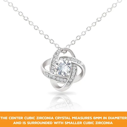 Miniatura 3 de Collar de nudo de amor Mama te quiero regalos para madre joyería para mamá en español collares españoles para mujer regalos familiares españoles