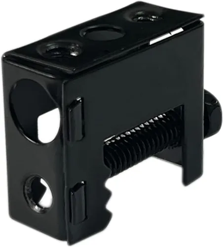 Miniatura 4 de Paquete de 100 abrazaderas de viga, ganchos de abrazadera atornillados de acero negro de 1/4 "-20 utilizados en combinación con gancho en J