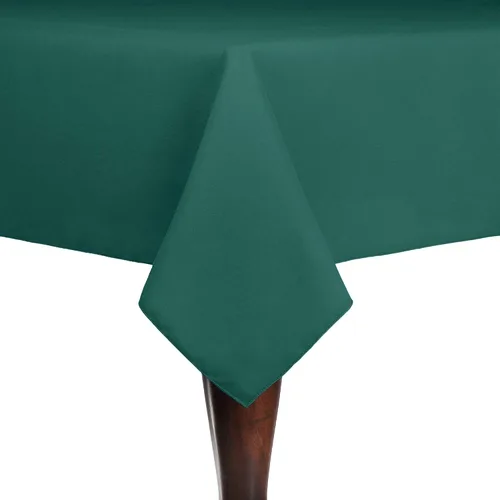 Miniatura 33 de Ultimate Textile Cotton-Feel 72 x 108-Inch Rectangular Fine Dining Tablecloth Black