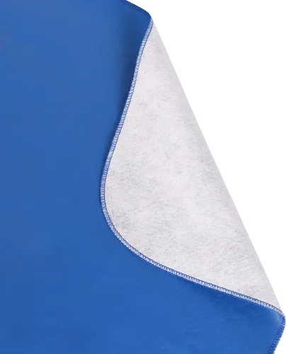 Miniatura 5 de Yourtablecloth Mantel redondo ajustable de vinilo resistente con parte trasera de franela de colores vibrantes, mantel elástico ideal para comedor