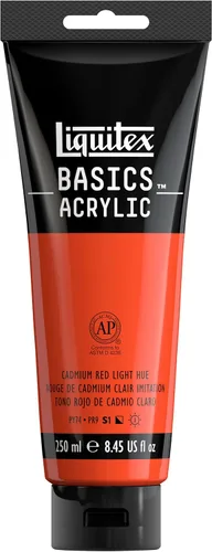 Miniatura 48 de Liquitex BASICS Pintura Acrílica, Botella de 400ml (13.5 oz), Blanco Titanio Titanio Blanco