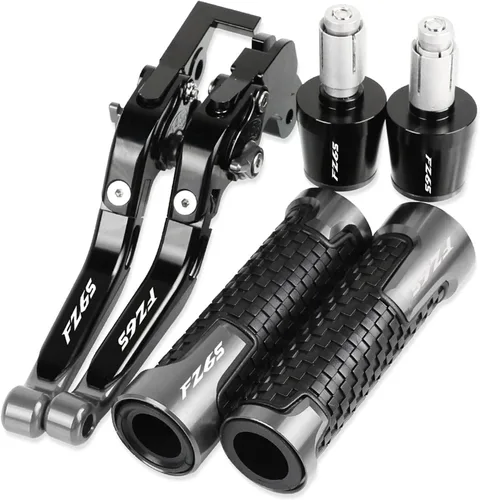 Miniatura 12 de Para Yamaha FZ6S FZ 6S 2004-2010 motocicleta CNC Accesorios Palancas de embrague de freno manillar ajustable plegable extensible con palanca de Negro