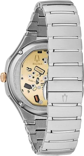 Miniatura 4 de Bulova 98P182 Reloj CURV para mujer Plateado Cronógrafo movimiento de cuarzo