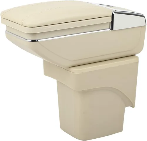 Caja de cuero para reposabrazos de consola central de automóvil de repuesto para Ford Focus 2 MK2 2007 2008 2009 2010 2011 caja de almacenamiento