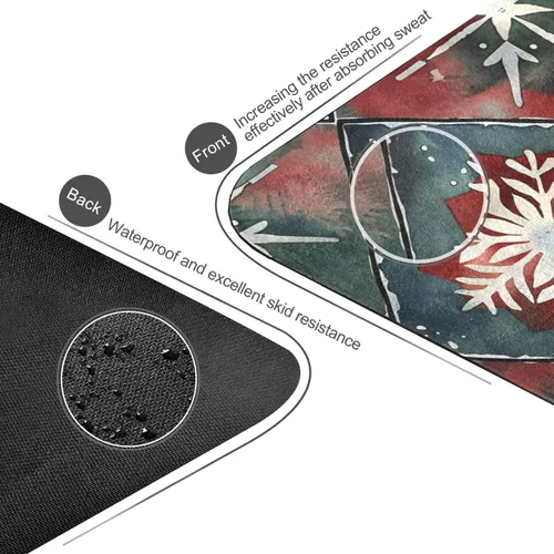 Miniatura 4 de Pattern Pattern Yoga Mat Non Slip Thick Kids Eco Friendly Rubber Workout Foldable Yoga Mat Women Exercise