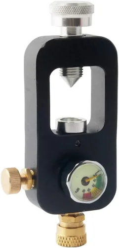 Miniatura 4 de Adaptador de buceo de válvula DIN 4500psi PCP Paintball HPA de alta presión Estación de llenado de tanque Muelle de acero inoxidable