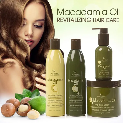 Miniatura 4 de Hair Chemist Máscara de reparación profunda de aceite de macadamia 8 onzas (paquete de 2)
