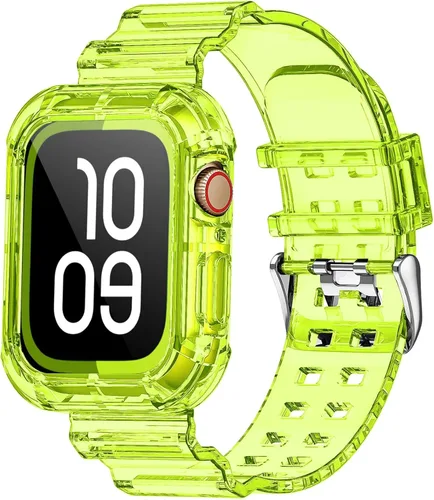Miniatura 25 de NotoCity - Bandas transparentes para Apple Watch de 38 mm, 40 mm, 41 mm con estuche protector resistente transparente, compatible con Series 9, 8