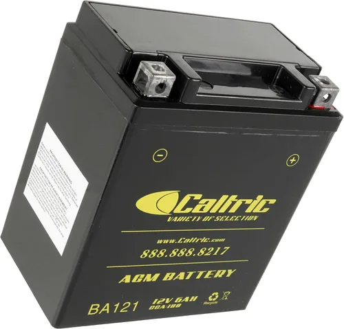 Miniatura 5 de Caltric Agm - Batería compatible con Honda Cb250 Cb-250 Nighthawk 250 1991-1997 1999-2008