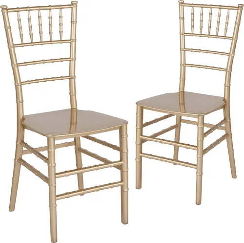 Miniatura 15 de Flash Furniture Silla Chiavari apilable de resina de caoba serie HERCULES