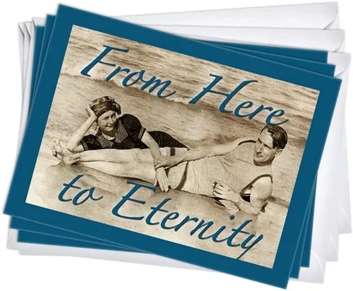 Miniatura 11 de Wright Home & Gift Here to Eternity - Tarjetas de felicitación de feliz aniversario para esposo/esposa, 1 paquete individual + 1 sobre (5 x 7)