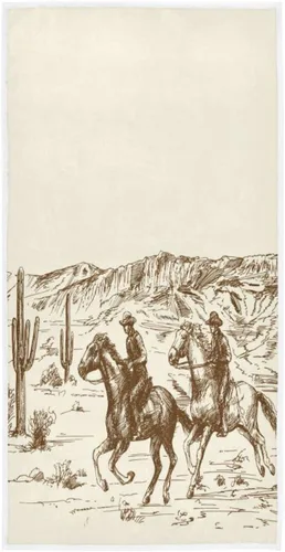 QUGRL Wild West Cowboys - Toallas de mano de cocina con diseño del desierto americano, toalla de mano para decoración de baño, 16 x 30 pulgadas,