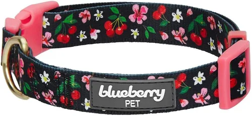 Blueberry Pet 10+ Patrones Primavera Aroma Floral Collares, Collares Personalizados