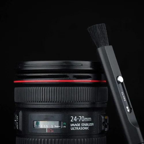 Miniatura 8 de Lápiz de limpieza de lentes compacto, cepillo limpiador de lentes para filtros de cámara, videocámaras, prismáticos, teclados, auriculares VR y más