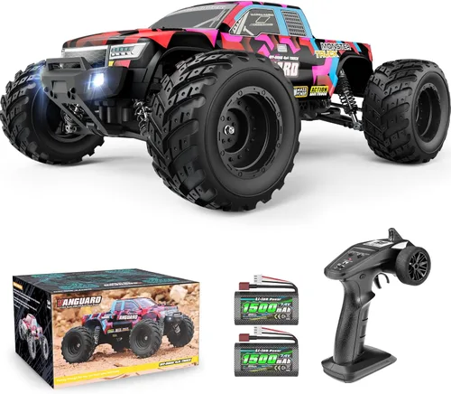 HAIBOXING Autos RC a escala 1:12 903 Camión Monstruo RC, velocidad de 23.6 mph, Autos RC de hobby rápidos para niños y adultos, juguetes de regalo,