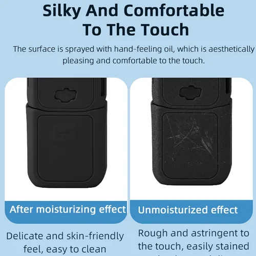 Miniatura 4 de Funda protectora de silicona para DJI Osmo Pocket 3 Funda de silicona Funda protectora Handheld Gimbal Action Camera Accesorios (negro)