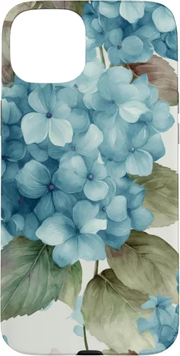 Miniatura 9 de Watercolor Shabby Chic Blue Hydrangeas Flower Case for iPhone 17