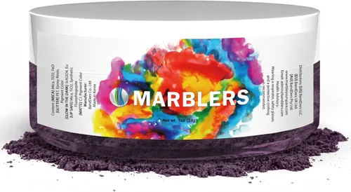 Miniatura 74 de MARBLERS - Polvo de mica de grado cosmético, nacarado, no tóxico, vegano, libre de crueldad, sombra de ojos, esmalte de uñas, arte de uñas, [Gris]
