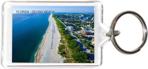 Miniatura 20 de Florida USA United States - Llaveros acrílicos - 5 Estilo: Miami South Beach #Fl107