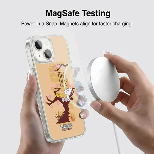 Miniatura 271 de Carcasa de gel para iPhone 7 Plus/iPhone 8 Plus, diseño de Snoopy Oriental de Peanuts, Badges