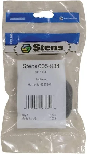 Miniatura 2 de Stens Nuevo filtro de aire para sopladores Homelite UT08514, UT08544, UT08546, UT08547 y UT08947, motosierras UT10501 y UT105011, 51950, 51932