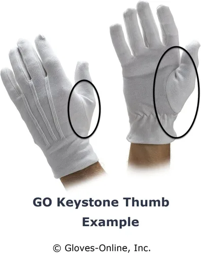 Miniatura 2 de Guantes de desfile de nylon blanco - Precio por par