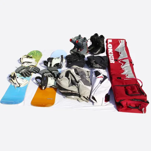 Miniatura 4 de D900 - Bolsa acolchada de snowboard con ruedas para viajes aéreos, impermeable de 71 pulgadas, gran capacidad para esquís/tablas de snowboard, Rojo