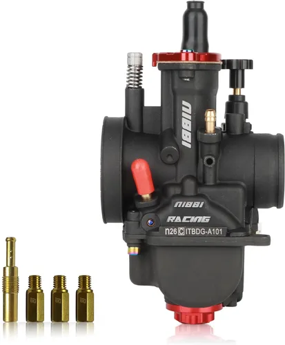 Miniatura 9 de NIBBI Carburador PWK de 24 mm con carburador Jets, Compatible con 125 cc-150 cc YAMAHA KAWASAKI SUZUKI Apollo SSR TTR SYM TAOTAO ATV, moto de cross