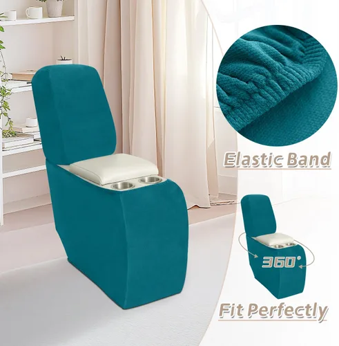 Miniatura 382 de Arfntevss Fundas de sofá seccional reclinable de terciopelo, Funda de sofá seccional de esquina para sofá reclinable, Funda elástica suave