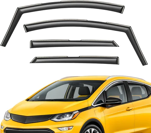 Miniatura 36 de Deflectores de ventana extra duraderos en el canal, protectores de lluvia aptos para Toyota RAV4 2019-2025, viseras solares, ventilación de viento